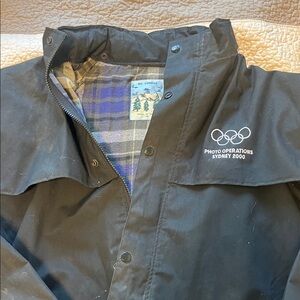 Vintage 2000 Sydney Olympics Photo Operations Long Jacket Large Rare